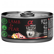 Alpha Spirit Lamb & Pear - kompletné bezobilné a bezlepkové mokré krmivo pre psov s jahňacinou a hruškou - Hmotnosť: 150 g
