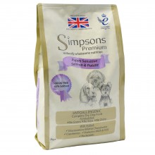 Simpsons Premium Puppy Sensitive Losos & Potato - krmivo pre citlivé šteňatá, losos a zemiaky - 2 kg