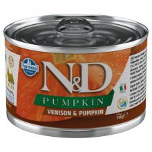 Farmina ND Pumpkin & Venison Adult - kompletné, bezobilné krmivo pre dospelých psov, s jeleňom a tekvicou - Hmotnosť: 140 g