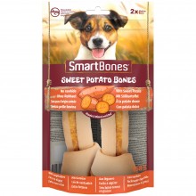 SmartBones Kosti zo sladkých zemiakov Medium 2ks. - maškrty pre stredne veľké psy so sladkými zemiakmi a kuracím mäsom