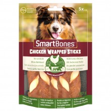 Smart Bones Chicken Wrapped Sticks Medium 5 ks - maškrty pre stredne veľké psy, s kuracím mäsom a zeleninou