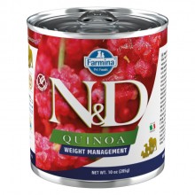 Farmina ND Quinoa Skin & Coat Weight Management - kompletné, bezobilné krmivo pre dospelých psov, podporujúce chudnutie - 285g