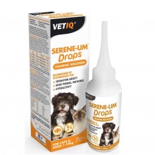 VetIQ Serene-Um Drops 100ml - sedatívne kvapky pre malého psa, mačku (1-10kg)