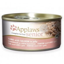 Applaws Cat Senior Tuniak s lososom 24x70g - mokré krmivo pre staršie mačky, tuniak s lososom