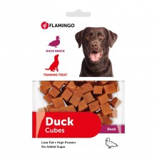 Flamingo Snack Duck Cubes - výcvikový snack pre psa, s kačicou - 85g