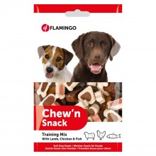 Flamingo Chew`n Snack Training Snack 150g - tréningový snack pre psov s jahňacinou, kuracím mäsom a ryžou