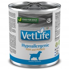Farmina Vet Life Hypoallergenic Fish & Potato 300g - veterinárne vlhké krmivo pre psov, hypoalergénne, s rybami a zemiakmi