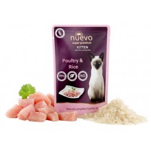 Nuevo Kitten Poultry & Rice 85g - krmivo pre mačiatka a mladé mačky, hydina s ryžou