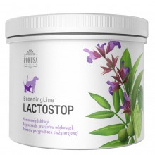 Pokusa BreedingLine LactoStop 150g - prírodný rastlinný prípravok, ktorý brzdí laktáciu u sučiek a regeneruje mliečne žľazy.