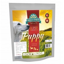 Mills Farm Super Premium Puppy - bezobilné krmivo pre šteňatá malých a stredných plemien - Hmotnosť: 12 kg