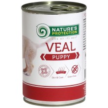 Nature's Protection Puppy Teal Vlhké krmivo pre šteňatá s teľacím mäsom - Hmotnosť: 400 g